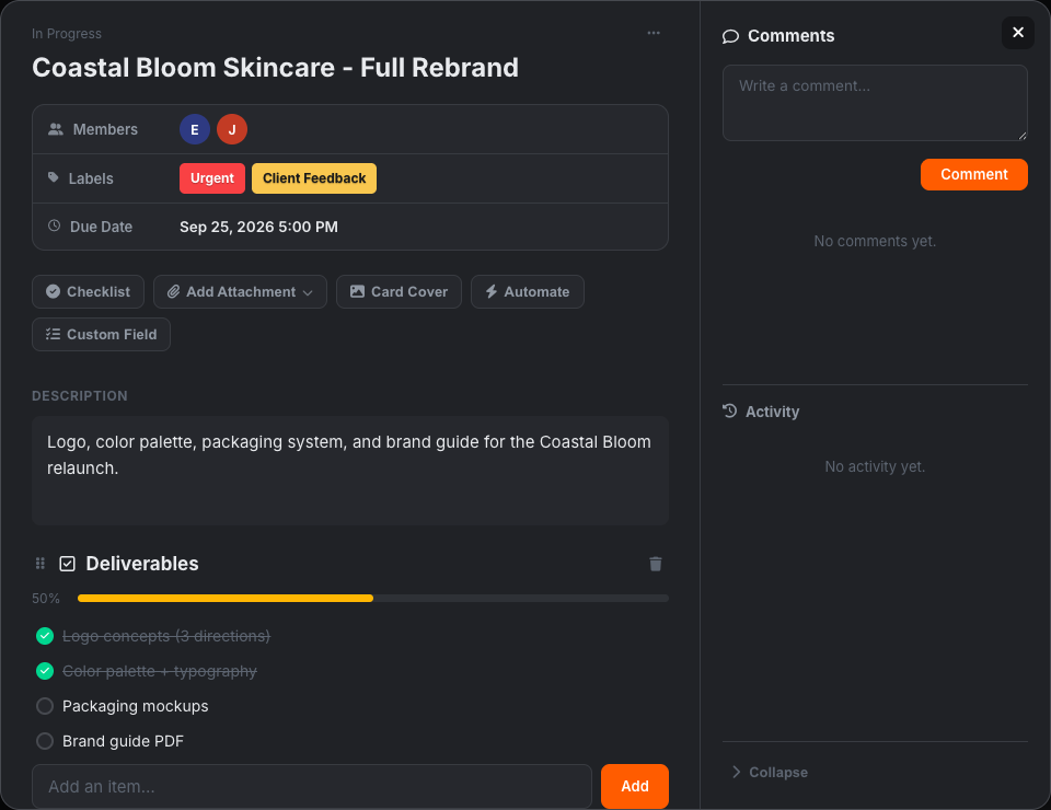 Brand Refresh - Engagement - RocketCollab screenshot